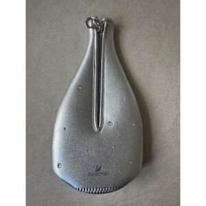 Swarovski Silver Crystals Bottle Cooler Cover ‎ Champagne Wine Sleeve Insulated